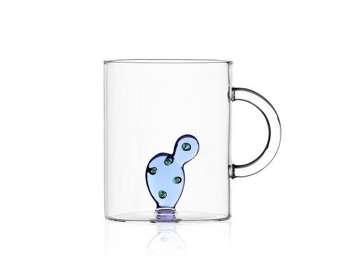 【イッケンドルフ ミラノ/ICHENDORF MILANO / GOODS】のDesert Plants Mug Cactus Blue / デザートプラント マグ カクタスブルー 450ml インテリア・キッズ・メンズ・レディースファッション・服の通販 founy(ファニー) https://founy.com/ ガラス Glass, Glassware テーブル Table, Dining Table デザート Dessert, Sweet Treat フォルム Silhouette, Form モチーフ Motif, Design Theme |ID: prp329100004771408 ipo3291000000035328981
