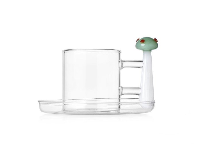 【イッケンドルフ ミラノ/ICHENDORF MILANO / GOODS】のAlice Coffee Cup Green Mushroom / アリス デミタスカップ & ソーサー グリーンマッシュルーム 100ml インテリア・キッズ・メンズ・レディースファッション・服の通販 founy(ファニー) https://founy.com/ テーブル Table, Dining Table モチーフ Motif, Design Theme |ID: prp329100004771438 ipo3291000000035329039