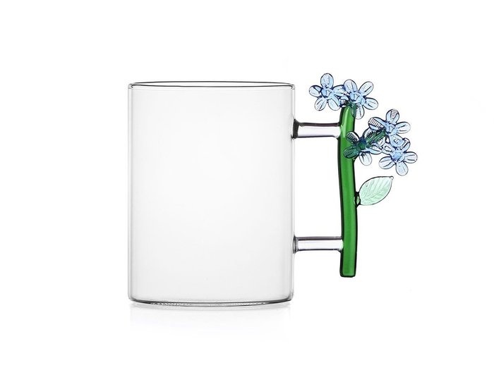 【イッケンドルフ ミラノ/ICHENDORF MILANO / GOODS】のBotanica Mug Light Blue Flower / ボタニカ マグ ライトブルーフラワー 450ml インテリア・キッズ・メンズ・レディースファッション・服の通販 founy(ファニー) https://founy.com/ ガラス Glass, Glassware テーブル Table, Dining Table モチーフ Motif, Design Theme |ID: prp329100004771441 ipo3291000000034567126