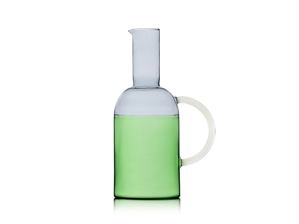 【イッケンドルフ ミラノ/ICHENDORF MILANO / GOODS】のTequila Sunrise Jug / テキーラサンライズ ジャグ 1.8L インテリア・キッズ・メンズ・レディースファッション・服の通販 founy(ファニー) 　送料無料　Free Shipping　ガラス　Glass, Glassware　グラデーション　Gradient, Ombre　テーブル　Table, Dining Table　フォルム　Silhouette, Form　グリーン / スモーク|ID: prp329100004771467 ipo3291000000035329107