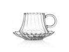 【イッケンドルフ ミラノ/ICHENDORF MILANO / GOODS】のFolk Tea Cup with Saucer / フォーク ティーカップ & ソーサー 300ml 人気、トレンドファッション・服の通販 founy(ファニー) ガラス Glass, Glassware テーブル Table, Dining Table フォルム Silhouette, Form thumbnail -|ID: prp329100004771482 ipo3291000000035329133