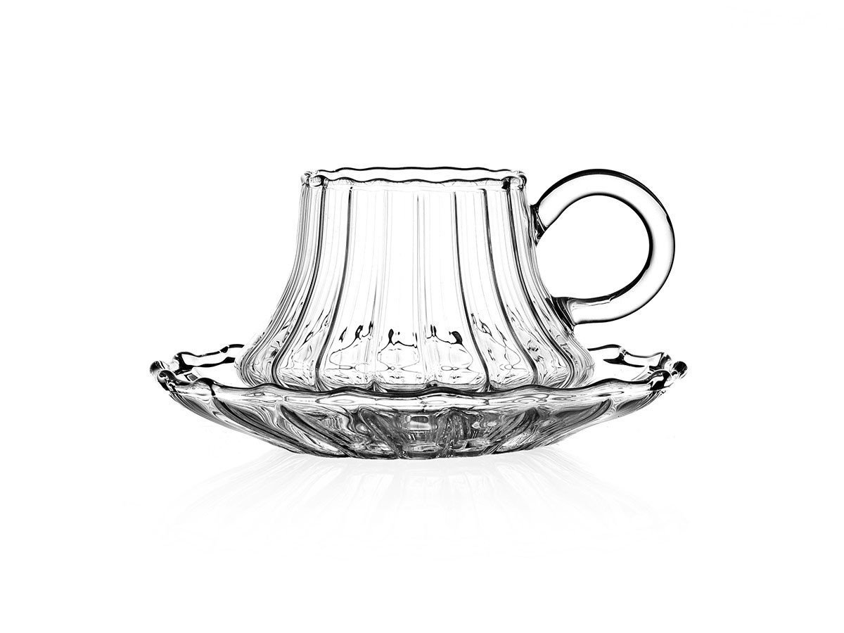 【イッケンドルフ ミラノ/ICHENDORF MILANO / GOODS】のFolk Coffee Cup with Saucer / フォーク コーヒーカップ & ソーサー 100ml 人気、トレンドファッション・服の通販 founy(ファニー) ガラス Glass, Glassware テーブル Table, Dining Table フォルム Silhouette, Form other-1|ID: prp329100004771483 ipo3291000000034567228