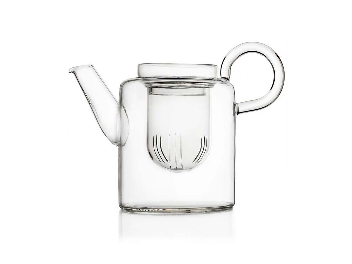 【イッケンドルフ ミラノ/ICHENDORF MILANO / GOODS】のPiuma Big Teapot with Filter / ピウマ フィルター付ティーポット 700ml インテリア・キッズ・メンズ・レディースファッション・服の通販 founy(ファニー) イタリア Italy ガラス Glass, Glassware シンプル Simple, Minimal テーブル Table, Dining Table フォルム Silhouette, Form -|ID: prp329100004771489 ipo3291000000034567243
