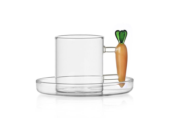 【イッケンドルフ ミラノ/ICHENDORF MILANO / GOODS】のVegetables Coffee Cup Carrot / ベジタブル デミタスカップ & ソーサー キャロット 100ml インテリア・キッズ・メンズ・レディースファッション・服の通販 founy(ファニー) https://founy.com/ ガラス Glass, Glassware テーブル Table, Dining Table フォルム Silhouette, Form モチーフ Motif, Design Theme |ID: prp329100004771535 ipo3291000000035329240