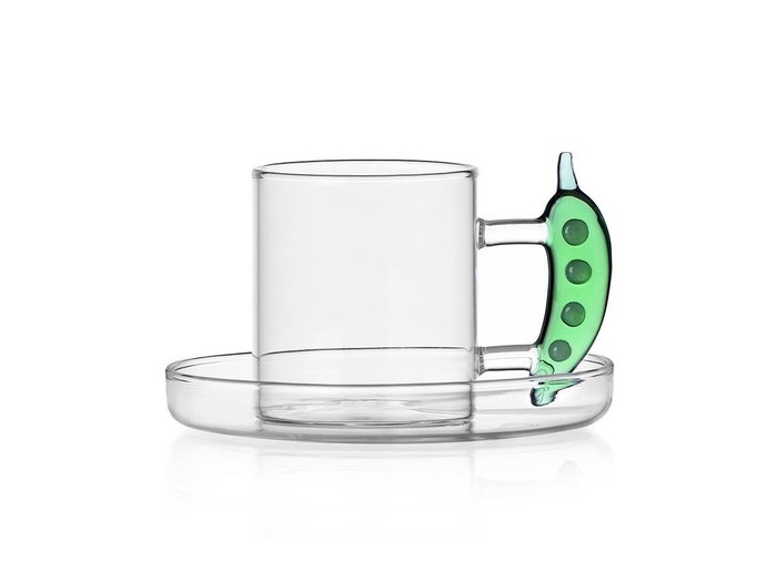 【イッケンドルフ ミラノ/ICHENDORF MILANO / GOODS】のVegetables Coffee Cup Peas / ベジタブル デミタスカップ & ソーサー エンドウ 100ml インテリア・キッズ・メンズ・レディースファッション・服の通販 founy(ファニー) https://founy.com/ ガラス Glass, Glassware テーブル Table, Dining Table フォルム Silhouette, Form モチーフ Motif, Design Theme |ID: prp329100004771536 ipo3291000000035329244