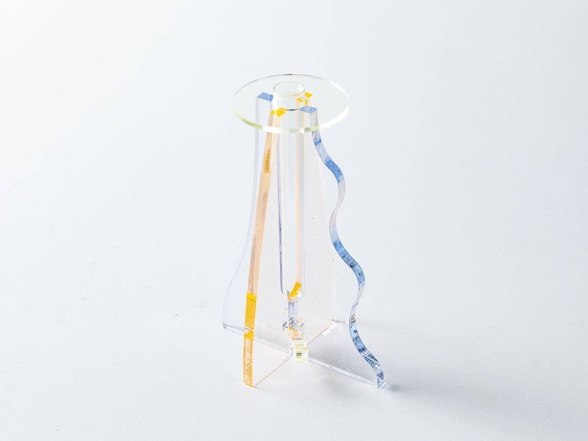 【フライミーアクセソワ/FLYMEe accessoire / GOODS】のplying ICHIRIN VASE pale / プライング 一輪挿し ペール インテリア・キッズ・メンズ・レディースファッション・服の通販 founy(ファニー) 　アクリル　Acrylic Material　コンパクト　Compact, Small Size　フラワー　Flower, Floral　プレート　Plate, Dish　ホーム・キャンプ・アウトドア・お取り寄せ　Home Living / Home & Lifestyle / Camping Gear / Outdoor Camping　家具・インテリア　Home Furniture & Interior. Stylish & Functional Living Spaces　その他 インテリア雑貨、家具　Home Decor & Furniture Extras　ブルー / ピンク|ID: prp329100004773691 ipo3291000000034595581