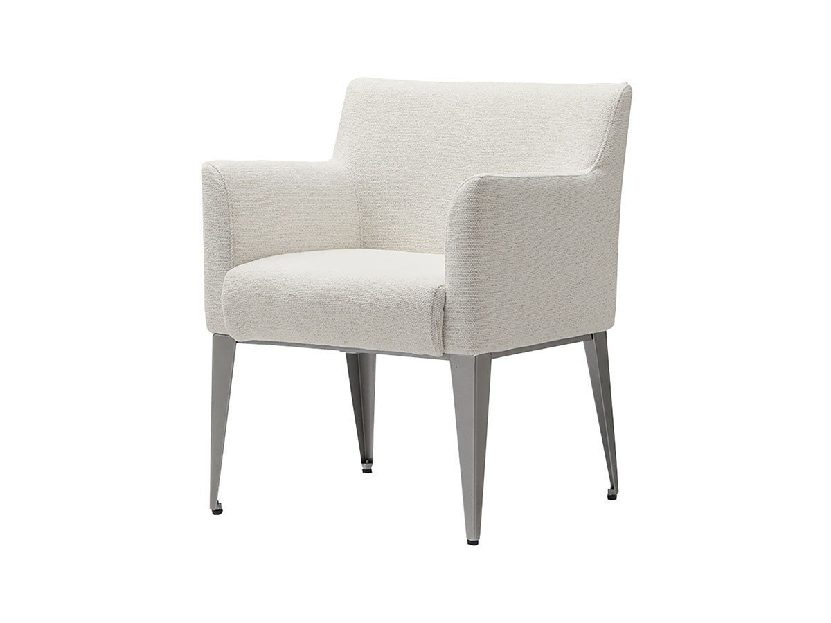 【アボール/ABORD / GOODS】のARM CHAIR / アームチェア S020-1 インテリア・キッズ・メンズ・レディースファッション・服の通販 founy(ファニー) 　送料無料　Free Shipping　エレガント 上品　Elegant　コンパクト　Compact, Small Size　モダン　Modern, Contemporary　ホーム・キャンプ・アウトドア・お取り寄せ　Home Living / Home & Lifestyle / Camping Gear / Outdoor Camping　家具・インテリア　Home Furniture & Interior. Stylish & Functional Living Spaces　チェア・椅子　Seating & Chairs　ダイニングチェア・木製チェア　Dining Chairs　ホーム・キャンプ・アウトドア・お取り寄せ　Home Living / Home & Lifestyle / Camping Gear / Outdoor Camping　家具・インテリア　Home Furniture & Interior. Stylish & Functional Living Spaces　チェア・椅子　Seating & Chairs　アームチェア・アクセントチェア　Armchairs & Accent Chairs　張地:ソフィール W(ランクD)、脚部シルバー(液体塗装)|ID: prp329100004782796 ipo3291000000035239310