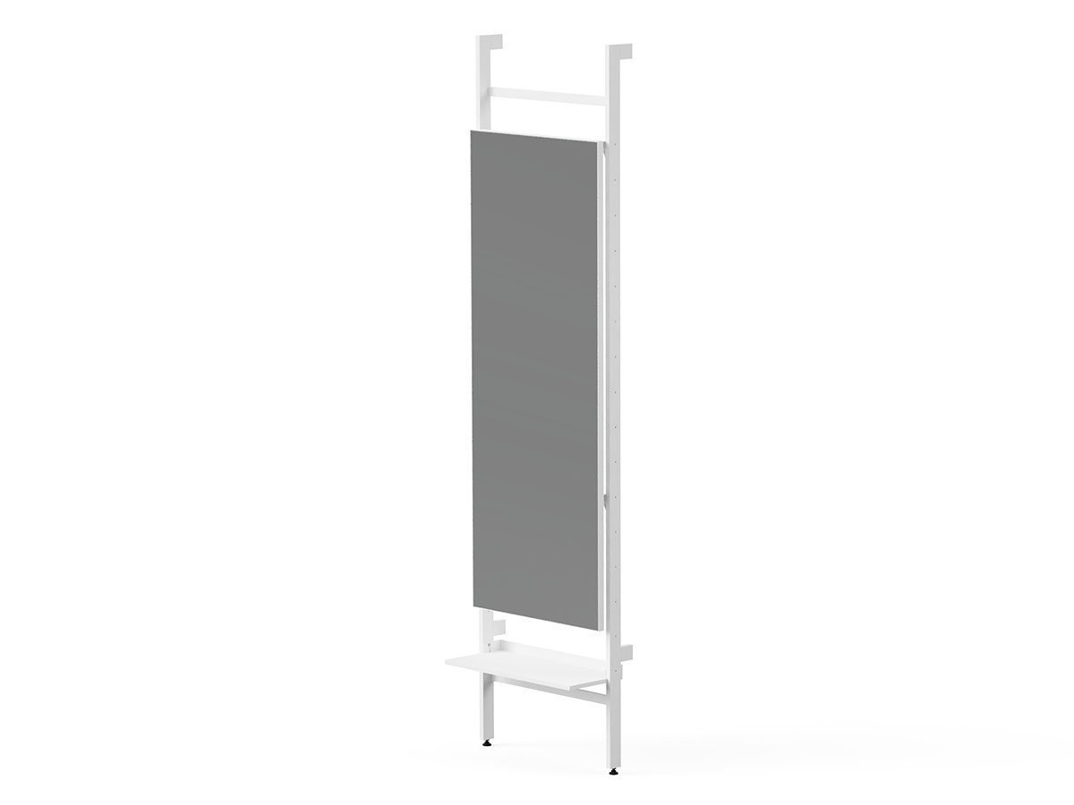 【スティール/stiiilll / GOODS】のShelf mirrorL set / シェルフ ミラーL セット インテリア・キッズ・メンズ・レディースファッション・服の通販 founy(ファニー) スタンド Stand Collar, Upright Stand スリム Slim, Slim Fit フォルム Silhouette, Form フレーム Frame, Outline プレート Plate, Dish モダン Modern, Contemporary ホーム・キャンプ・アウトドア・お取り寄せ Home Living / Home & Lifestyle / Camping Gear / Outdoor Camping 家具・インテリア Home Furniture & Interior. Stylish & Functional Living Spaces ミラー・ドレッサー Mirrors & Dressers 壁掛けミラー・全身鏡・スタンドミラー Wall Mirror ホーム・キャンプ・アウトドア・お取り寄せ Home Living / Home & Lifestyle / Camping Gear / Outdoor Camping 家具・インテリア Home Furniture & Interior. Stylish & Functional Living Spaces ミラー・ドレッサー Mirrors & Dressers ドレッサー・ミラー付き化粧台 Vanity Table for Bedroom 取付仕様:壁面ビス固定、ホワイト|ID: prp329100004806362 ipo3291000000034877173