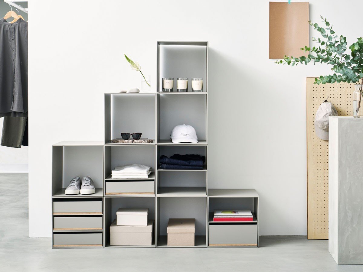 【その他のブランド/Other】のBox caseMS set / ボックス ケースMSセット インテリア・キッズ・メンズ・レディースファッション・服の通販 founy(ファニー) 　送料無料　Free Shipping　シンプル　Simple, Minimal　ボックス　Boxy, Box Shape　ホーム・キャンプ・アウトドア・お取り寄せ　Home Living / Home & Lifestyle / Camping Gear / Outdoor Camping　家具・インテリア　Home Furniture & Interior. Stylish & Functional Living Spaces　収納家具・キャビネット　Storage Furniture　シェルフ・オープンラック・収納棚　Open Shelf Rack　参考イメージ(グレー)|ID: prp329100004806378 ipo3291000000034877405