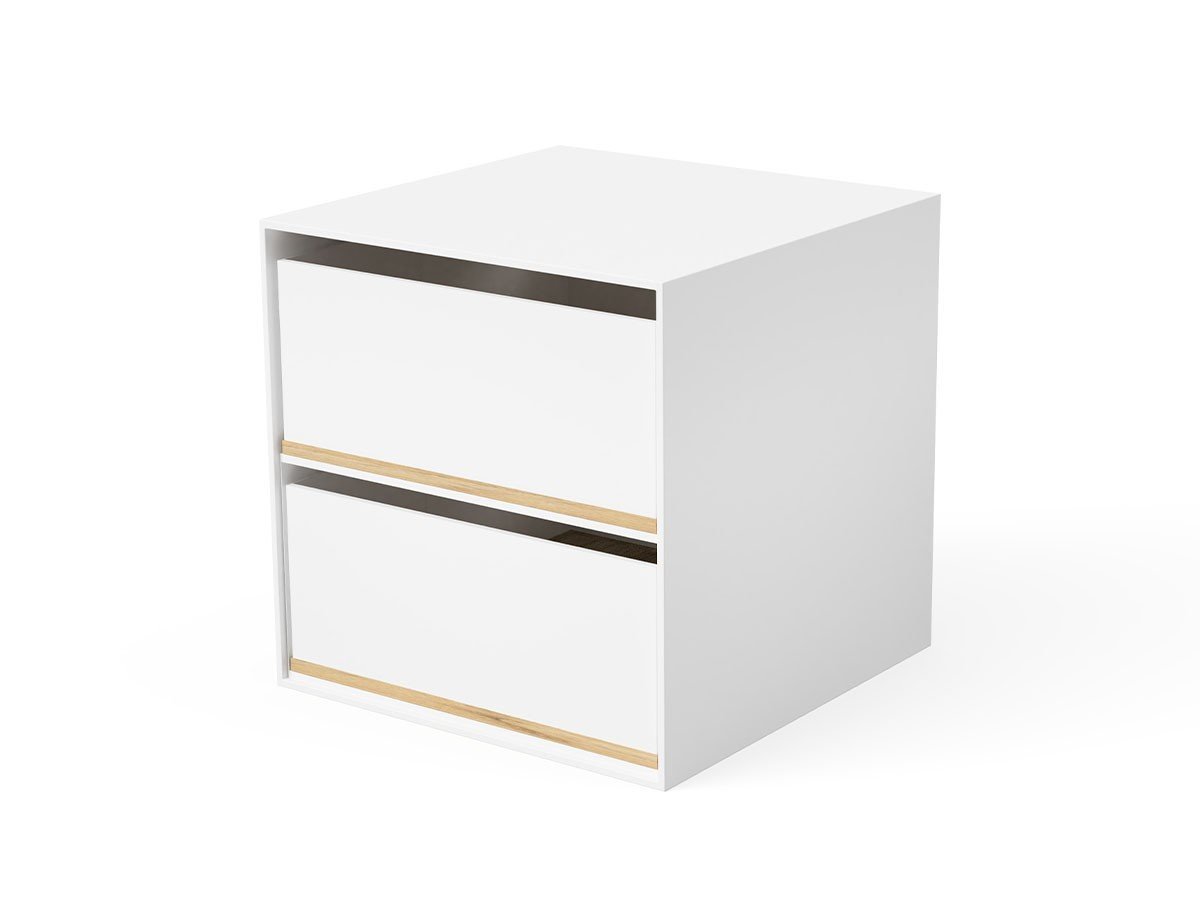 【その他のブランド/Other】のBox caseM set / ボックス ケースMセット インテリア・キッズ・メンズ・レディースファッション・服の通販 founy(ファニー) 　送料無料　Free Shipping　シンプル　Simple, Minimal　ボックス　Boxy, Box Shape　ホーム・キャンプ・アウトドア・お取り寄せ　Home Living / Home & Lifestyle / Camping Gear / Outdoor Camping　家具・インテリア　Home Furniture & Interior. Stylish & Functional Living Spaces　収納家具・キャビネット　Storage Furniture　シェルフ・オープンラック・収納棚　Open Shelf Rack　ホワイト、引出し:2段セット|ID: prp329100004806382 ipo3291000000034877443