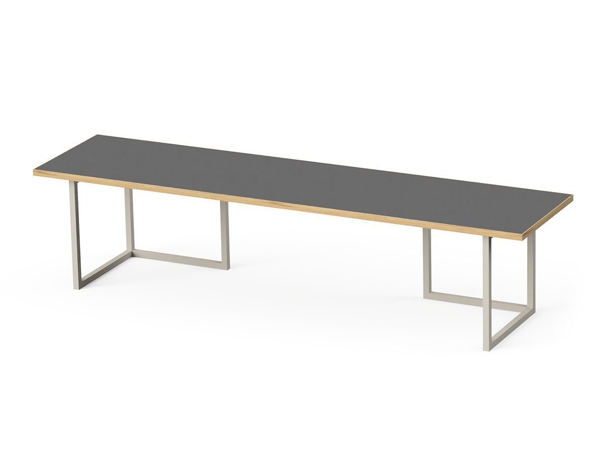 【その他のブランド/Other】のTable Set / テーブルセット メラミンウッド天板 ハーフ + スチール脚 S インテリア・キッズ・メンズ・レディースファッション・服の通販 founy(ファニー) 　ウッド　Wooden Design　シンプル　Simple, Minimal　スリム　Slim, Slim Fit　テーブル　Table, Dining Table　ハーフ　Half, Half-Length　送料無料　Free Shipping　ホーム・キャンプ・アウトドア・お取り寄せ　Home Living / Home & Lifestyle / Camping Gear / Outdoor Camping　家具・インテリア　Home Furniture & Interior. Stylish & Functional Living Spaces　テーブル　Dining, Coffee & Side Tables　ローテーブル・センターテーブル　Coffee & Center Tables　天板ダークグレー、脚部グレー|ID: prp329100004806414 ipo3291000000034877738