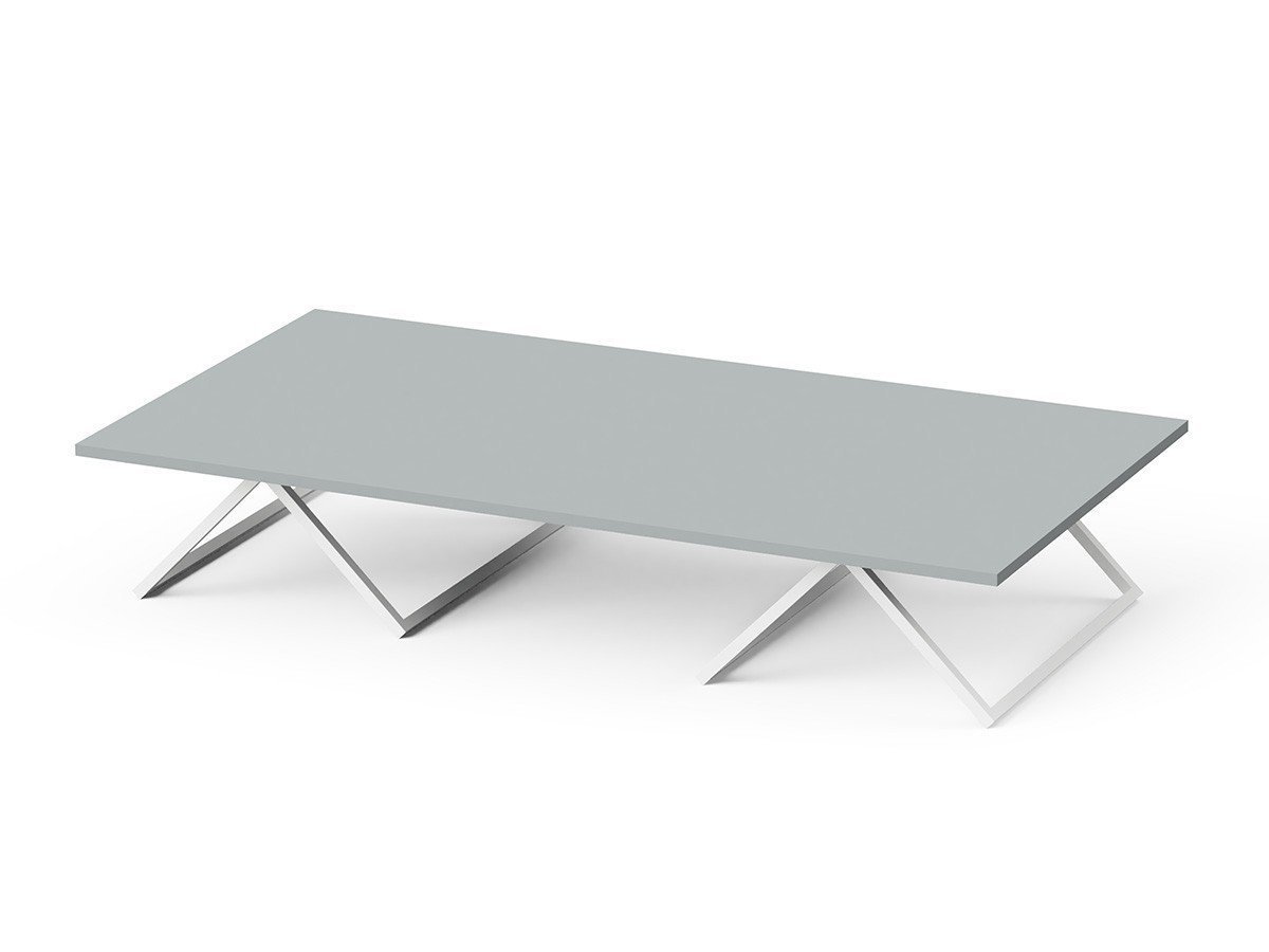 【その他のブランド/Other】のTable Set / テーブルセット メラミン天板 ハーフ + スチール脚 S インテリア・キッズ・メンズ・レディースファッション・服の通販 founy(ファニー) 送料無料 Free Shipping シンプル Simple, Minimal スリム Slim, Slim Fit テーブル Table, Dining Table ハーフ Half, Half-Length フラット Flat, Flat Shoes ホーム・キャンプ・アウトドア・お取り寄せ Home Living / Home & Lifestyle / Camping Gear / Outdoor Camping 家具・インテリア Home Furniture & Interior. Stylish & Functional Living Spaces テーブル Dining, Coffee & Side Tables ローテーブル・センターテーブル Coffee & Center Tables 脚部をA字型に配置することで、天板高を約32cmに設定できます。参考イメージ|ID: prp329100004806419 ipo3291000000034877795