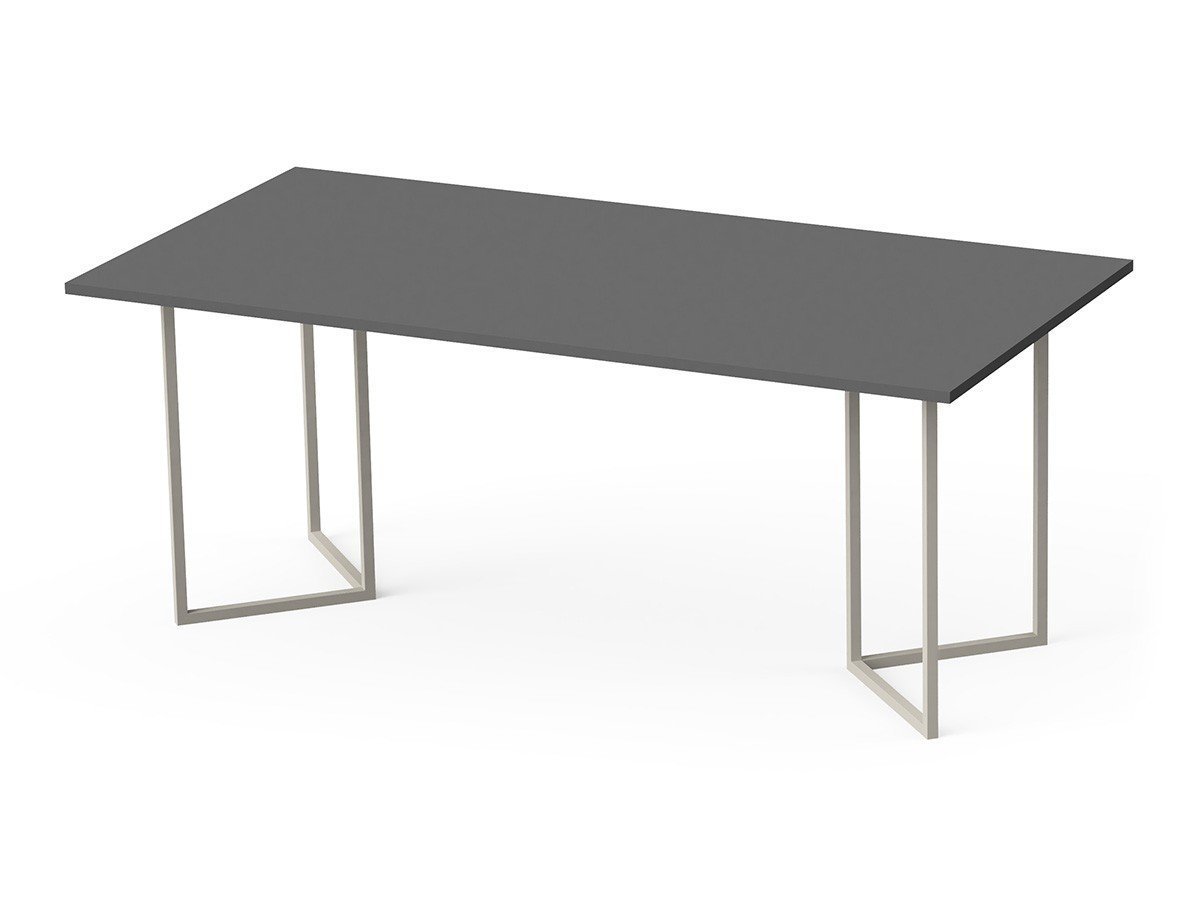 【その他のブランド/Other】のTable Set / テーブルセット メラミン天板 + スチール脚 M インテリア・キッズ・メンズ・レディースファッション・服の通販 founy(ファニー) 　シンプル　Simple, Minimal　スリム　Slim, Slim Fit　テーブル　Table, Dining Table　デスク　Desk, Work Desk　フラット　Flat, Flat Shoes　ホーム・キャンプ・アウトドア・お取り寄せ　Home Living / Home & Lifestyle / Camping Gear / Outdoor Camping　家具・インテリア　Home Furniture & Interior. Stylish & Functional Living Spaces　テーブル　Dining, Coffee & Side Tables　ダイニングテーブル・食卓テーブル　Dining Tables　天板ダークグレー、脚部ホワイト|ID: prp329100004806428 ipo3291000000034877947