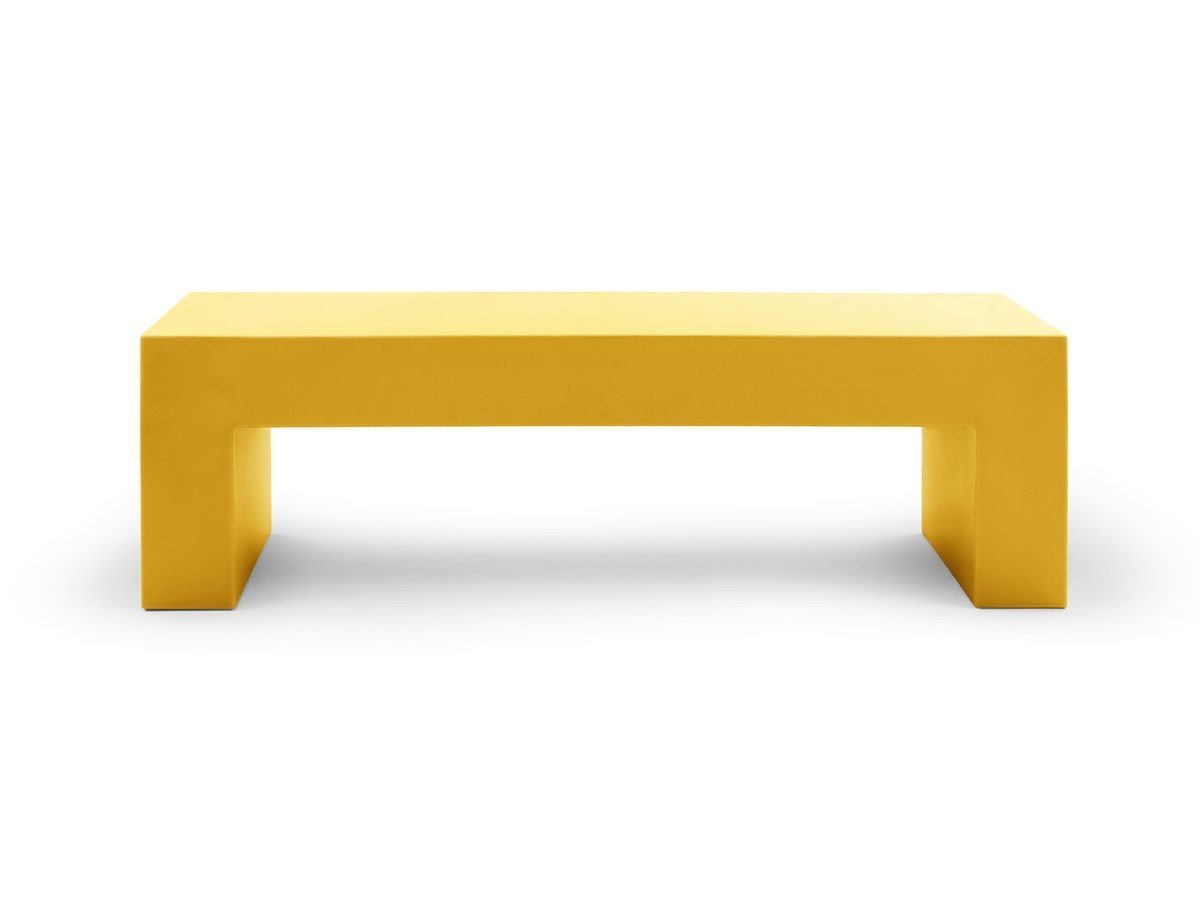 【ヘラー/Heller / GOODS】のVignelli Medium Bench / ヴィネリ ミディアムベンチ インテリア・キッズ・メンズ・レディースファッション・服の通販 founy(ファニー) 　イタリア　Italy　モダン　Modern, Contemporary　送料無料　Free Shipping　イエロー|ID: prp329100004817232 ipo3291000000035329507