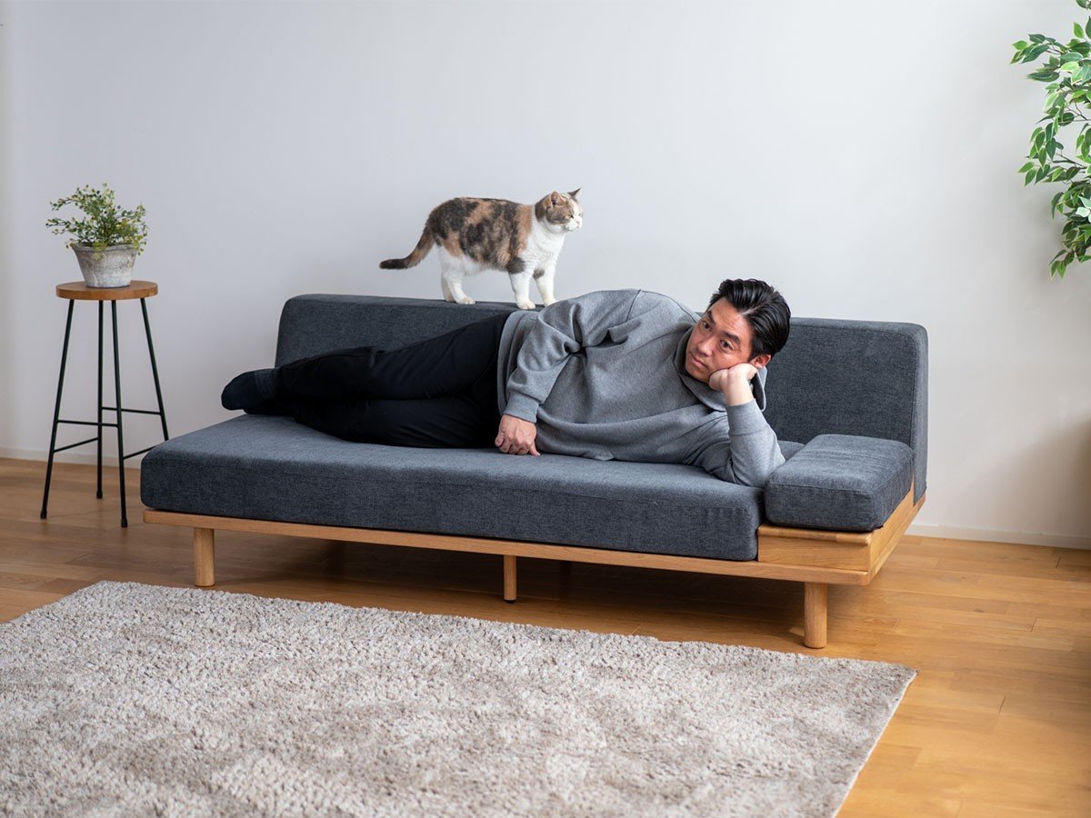 【フミ/Fumi / GOODS】のながら時間を楽しむソファ +pet / ながら時間を楽しむソファ(ペット対応生地) インテリア・キッズ・メンズ・レディースファッション・服の通販 founy(ファニー) 　クッション　Cushion, Throw Pillow　シンプル　Simple, Minimal　スマート　Smart, Elegant　テーブル　Table, Dining Table　バランス　Balance, Style Balance　フェザー　Feather, Feather Detail　犬　Dog　ホーム・キャンプ・アウトドア・お取り寄せ　Home Living / Home & Lifestyle / Camping Gear / Outdoor Camping　家具・インテリア　Home Furniture & Interior. Stylish & Functional Living Spaces　その他 インテリア雑貨、家具　Home Decor & Furniture Extras　参考イメージ|ID: prp329100004817270 ipo3291000000034992936