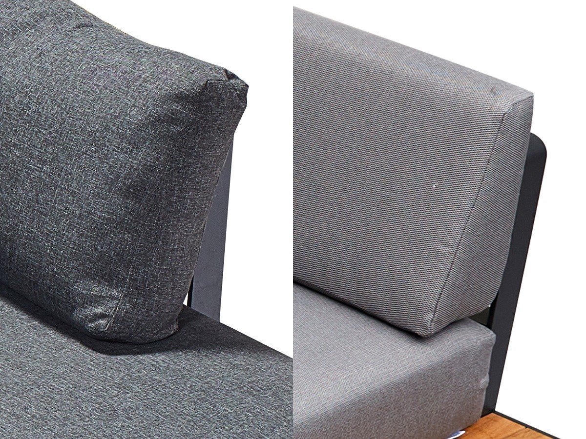 【その他のブランド/Other】のCARRIBEAN Sofa / カリビアン 305180 ソファ アームレス インテリア・キッズ・メンズ・レディースファッション・服の通販 founy(ファニー) 　ガーデン　Garden, Gardening　クッション　Cushion, Throw Pillow　シルバー　Silver, Metallic Silver　ファブリック　Fabric, Textile　フレーム　Frame, Outline　モダン　Modern, Contemporary　ラグジュアリー　Luxury, Elegant　リゾート　Resort, Vacation Style　左:カリビアン 305180(本商品)、右:カリビアン 305110カリビアンシリー|ID: prp329100004832941 ipo3291000000035329817