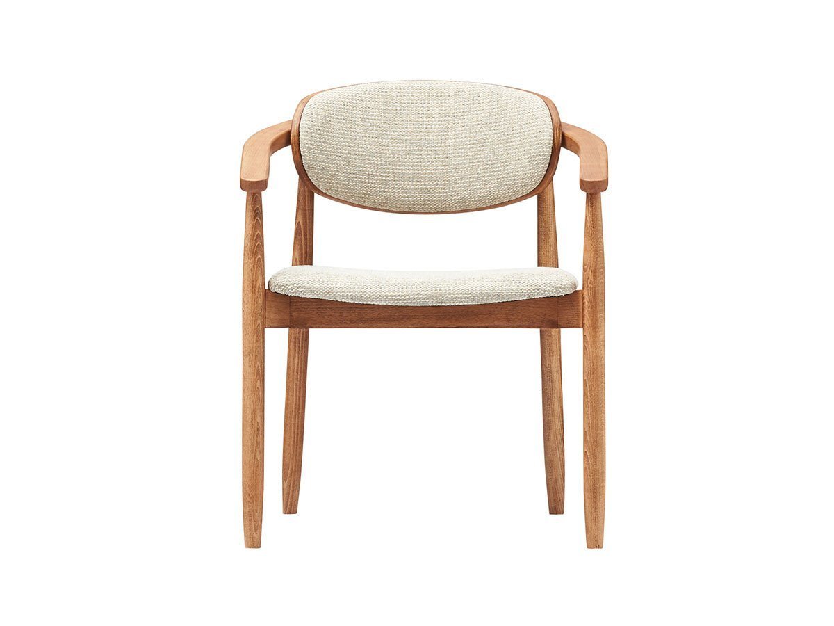 【コッコレ/Coccole / GOODS】のARM CHAIR / アームチェア C291 インテリア・キッズ・メンズ・レディースファッション・服の通販 founy(ファニー) 　送料無料　Free Shipping　フォルム　Silhouette, Form　フレーム　Frame, Outline　リラックス　Relax, Relaxed Fit　ホーム・キャンプ・アウトドア・お取り寄せ　Home Living / Home & Lifestyle / Camping Gear / Outdoor Camping　家具・インテリア　Home Furniture & Interior. Stylish & Functional Living Spaces　チェア・椅子　Seating & Chairs　ダイニングチェア・木製チェア　Dining Chairs　ホーム・キャンプ・アウトドア・お取り寄せ　Home Living / Home & Lifestyle / Camping Gear / Outdoor Camping　家具・インテリア　Home Furniture & Interior. Stylish & Functional Living Spaces　チェア・椅子　Seating & Chairs　アームチェア・アクセントチェア　Armchairs & Accent Chairs　張地:ノエル アイボリー(ランクC)、フレームブラウン|ID: prp329100004837942 ipo3291000000035249611
