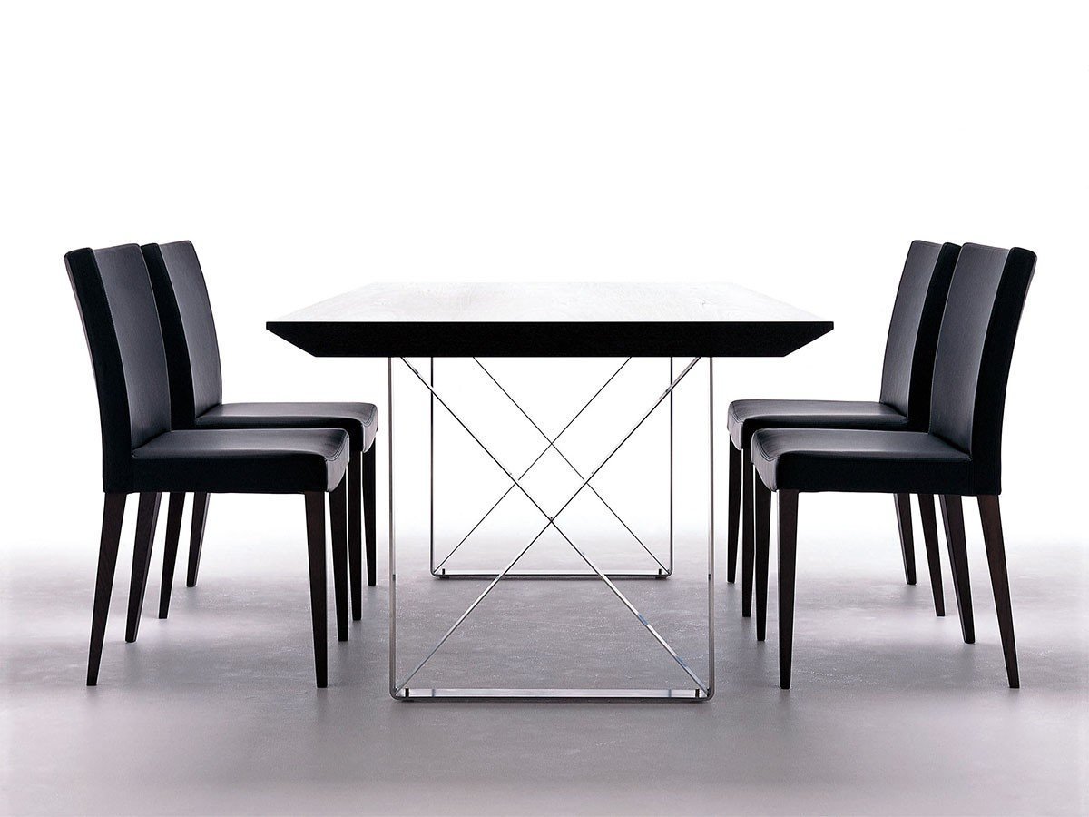 【ロックストーン/ROCKSTONE / GOODS】のKIZA dining table / キザ ダイニングテーブル インテリア・キッズ・メンズ・レディースファッション・服の通販 founy(ファニー) 　テーブル　Table, Dining Table　ホーム・キャンプ・アウトドア・お取り寄せ　Home Living / Home & Lifestyle / Camping Gear / Outdoor Camping　家具・インテリア　Home Furniture & Interior. Stylish & Functional Living Spaces　テーブル　Dining, Coffee & Side Tables　ダイニングテーブル・食卓テーブル　Dining Tables　天板:オーク材(ブラック色)、サイズ:幅210 × 奥行90cm、脚部:ステンレス(ヘアライン仕上)|ID: prp329100004858150 ipo3291000000035890924