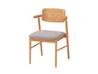 【シーヴ/SIEVE / GOODS】のnook dining chair half arm / ヌーク ダイニングチェア ハーフアーム 人気、トレンドファッション・服の通販 founy(ファニー) 送料無料 Free Shipping クッション Cushion, Throw Pillow テーブル Table, Dining Table ハーフ Half, Half-Length フォルム Silhouette, Form フレーム Frame, Outline ホーム・キャンプ・アウトドア・お取り寄せ Home Living / Home & Lifestyle / Camping Gear / Outdoor Camping 家具・インテリア Home Furniture & Interior. Stylish & Functional Living Spaces チェア・椅子 Seating & Chairs ダイニングチェア・木製チェア Dining Chairs thumbnail 張地:グレーベージュ|ID: prp329100004858166 ipo3291000000036179322