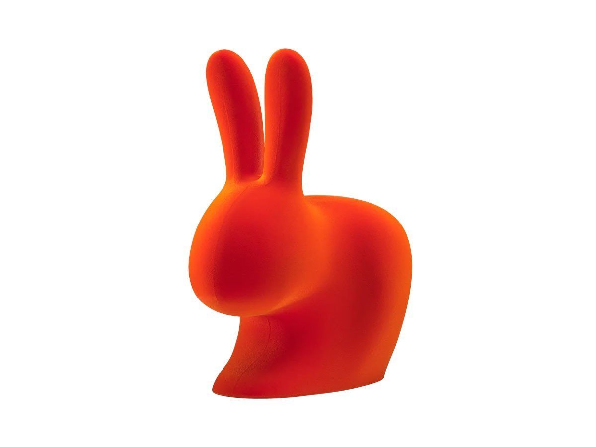 【キーブー/Qeeboo / GOODS】のRabbit Chair Velvet / ラビットチェア ヴェルヴェット インテリア・キッズ・メンズ・レディースファッション・服の通販 founy(ファニー) 　送料無料　Free Shipping　フォルム　Silhouette, Form　ミラノ　Milano Style, Italian-Inspired　ホーム・キャンプ・アウトドア・お取り寄せ　Home Living / Home & Lifestyle / Camping Gear / Outdoor Camping　家具・インテリア　Home Furniture & Interior. Stylish & Functional Living Spaces　チェア・椅子　Seating & Chairs　ダイニングチェア・木製チェア　Dining Chairs　オレンジ|ID: prp329100004858169 ipo3291000000035891597