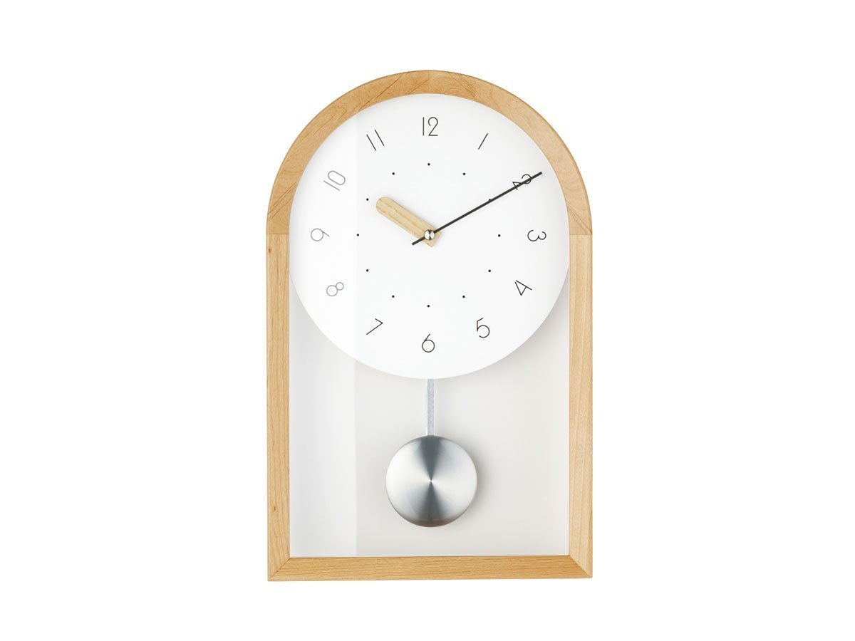 【フライミー ヴェール/FLYMEe vert / GOODS】のWall Clock / ウォールクロック #122294 インテリア・キッズ・メンズ・レディースファッション・服の通販 founy(ファニー) 　送料無料　Free Shipping　ウッド　Wooden Design　シンプル　Simple, Minimal　フレーム　Frame, Outline　メタリック　Metallic, Shiny Finish　ヴィンテージ　Vintage Style　エレガント 上品　Elegant　時計　Watch, Wristwatch　ホーム・キャンプ・アウトドア・お取り寄せ　Home Living / Home & Lifestyle / Camping Gear / Outdoor Camping　家具・インテリア　Home Furniture & Interior. Stylish & Functional Living Spaces　その他 インテリア雑貨、家具　Home Decor & Furniture Extras　ナチュラル|ID: prp329100004859772 ipo3291000000035962500
