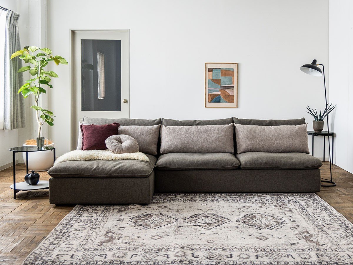 【クラッシュゲート/CRASH GATE / GOODS】のOFT SOFA CHAISE / オフト ソファ シェーズ インテリア・キッズ・メンズ・レディースファッション・服の通販 founy(ファニー) 　ファブリック　Fabric, Textile　フェザー　Feather, Feather Detail　リラックス　Relax, Relaxed Fit　ホーム・キャンプ・アウトドア・お取り寄せ　Home Living / Home & Lifestyle / Camping Gear / Outdoor Camping　家具・インテリア　Home Furniture & Interior. Stylish & Functional Living Spaces　ソファー　Couches & Sofas　組合せ例:シェーズ、2.5人掛け|ID: prp329100004863736 ipo3291000000036179721