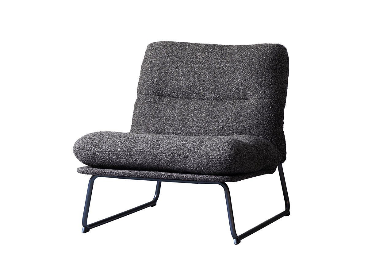 【ボンド/bond / GOODS】のLOOP Sofa 1P / ループ ソファ 1人掛け インテリア・キッズ・メンズ・レディースファッション・服の通販 founy(ファニー) 　送料無料　Free Shipping　クッション　Cushion, Throw Pillow　シンプル　Simple, Minimal　スリム　Slim, Slim Fit　ファブリック　Fabric, Textile　フォルム　Silhouette, Form　ループ　Loop, Loop Knit　ホーム・キャンプ・アウトドア・お取り寄せ　Home Living / Home & Lifestyle / Camping Gear / Outdoor Camping　家具・インテリア　Home Furniture & Interior. Stylish & Functional Living Spaces　ソファー　Couches & Sofas　ホーム・キャンプ・アウトドア・お取り寄せ　Home Living / Home & Lifestyle / Camping Gear / Outdoor Camping　家具・インテリア　Home Furniture & Interior. Stylish & Functional Living Spaces　チェア・椅子　Seating & Chairs　ラウンジチェア・リクライナー　Lounge Chairs / Recliners　張地:チャコール|ID: prp329100004866905 ipo3291000000036251088