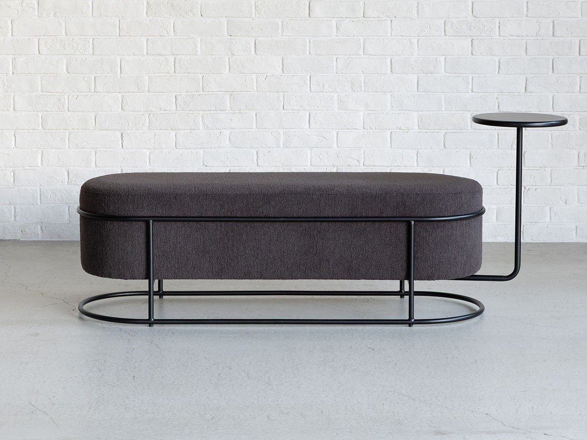 【クラッシュゲート/CRASH GATE / GOODS】のCUPPS BENCH / カプス ベンチ 幅130cm インテリア・キッズ・メンズ・レディースファッション・服の通販 founy(ファニー) 　送料無料　Free Shipping　おすすめ　Recommended / Our Picks　スマート　Smart, Elegant　テーブル　Table, Dining Table　ホーム・キャンプ・アウトドア・お取り寄せ　Home Living / Home & Lifestyle / Camping Gear / Outdoor Camping　家具・インテリア　Home Furniture & Interior. Stylish & Functional Living Spaces　チェア・椅子　Seating & Chairs　ダイニングベンチ・玄関ベンチ　Bench & Dining Benches　専用テーブルを可動することで、ベンチサイド(半円部分)のお好きな位置でお使いいただけます。|ID: prp329100004866906 ipo3291000000036251096