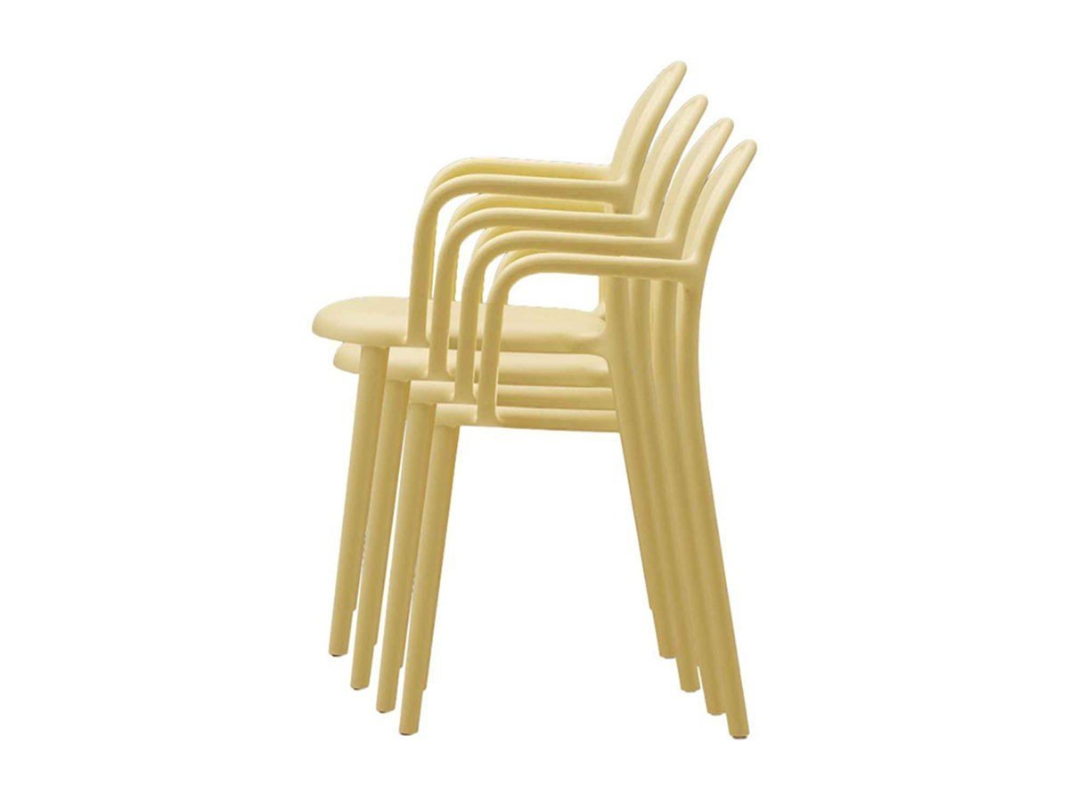 【コッコレ/Coccole / GOODS】のGARDEN ARM CHAIR / ガーデンアームチェア C601 インテリア・キッズ・メンズ・レディースファッション・服の通販 founy(ファニー) 送料無料 Free Shipping イエロー Yellow ウッド Wooden Design ガーデン Garden, Gardening フォルム Silhouette, Form 軽量 Lightweight, Ultra Light スタッキング(重ね置き)が可能です。|ID: prp329100004866911 ipo3291000000036251301