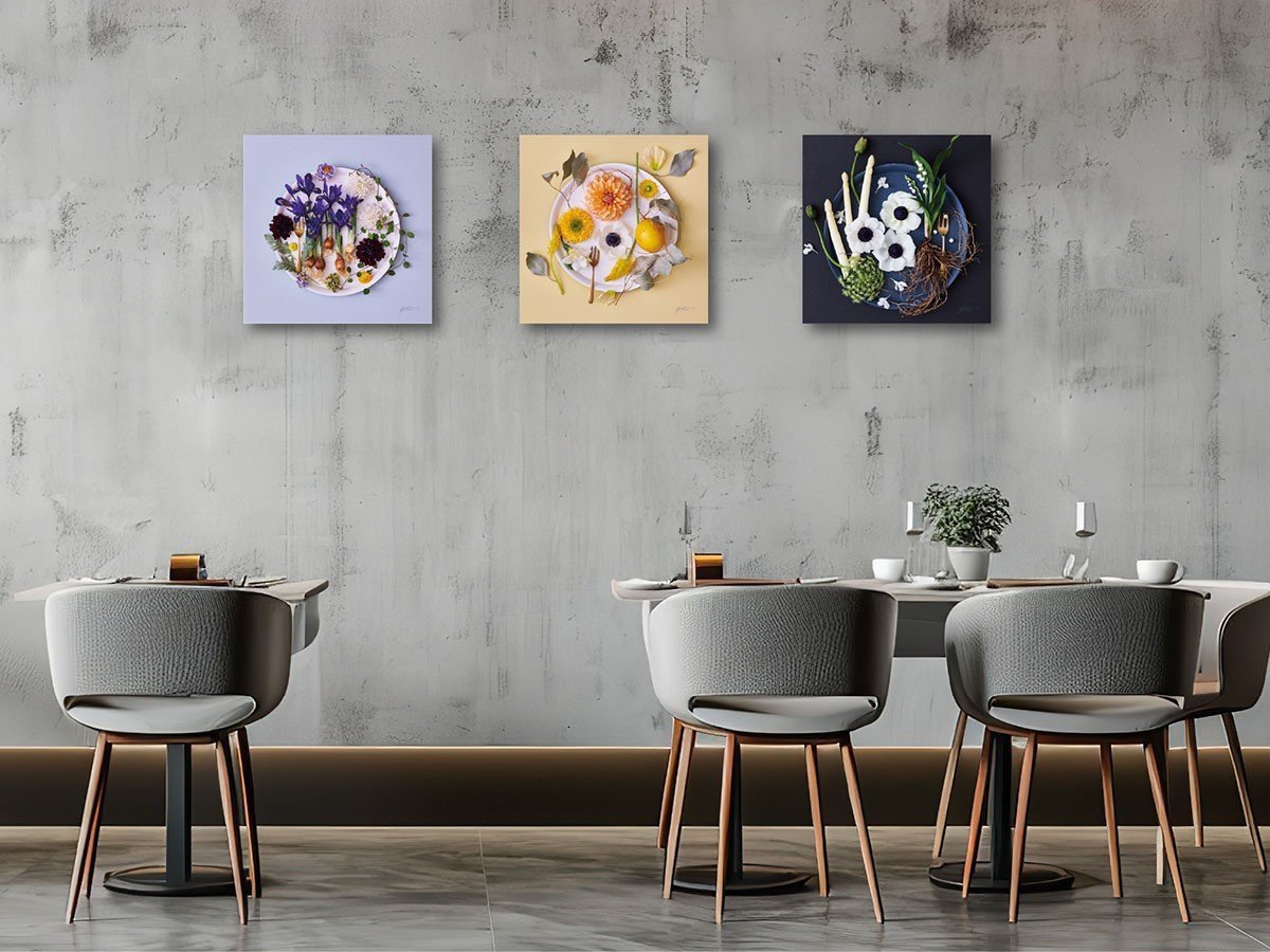 【その他のブランド/Other】のFood inspiered Dish Flowers Lilikoi / フードインスパイアード リリコイ インテリア・キッズ・メンズ・レディースファッション・服の通販 founy(ファニー) 送料無料 Free Shipping 皿 Plate, Dish 軽量 Lightweight, Ultra Light (左から)同シリーズの「グレース」、本商品、同シリーズの「アスパラ」|ID: prp329100004870833 ipo3291000000036306139