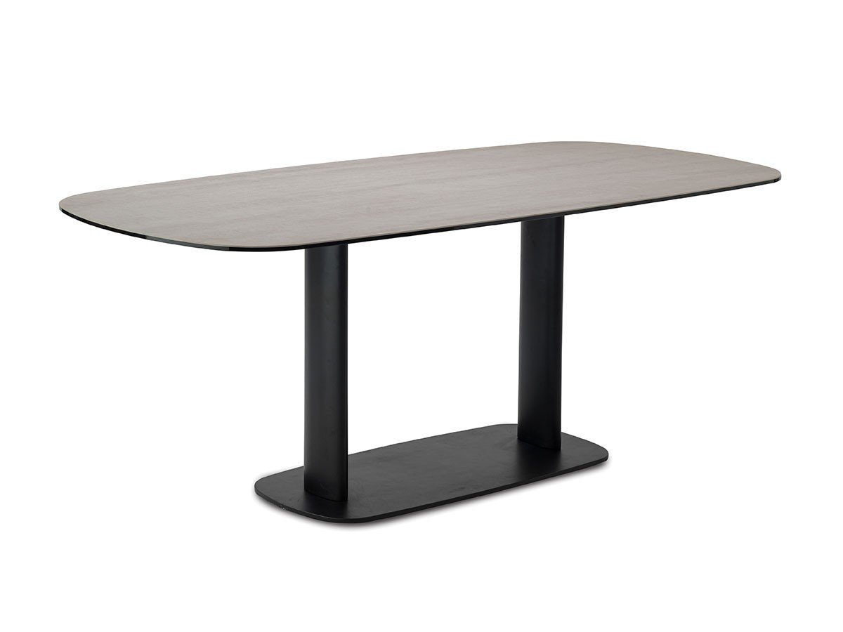 【モーダ エン カーサ/moda en casa / GOODS】のDOLMEN table / ドルメン テーブル 幅190cm インテリア・キッズ・メンズ・レディースファッション・服の通販 founy(ファニー) 　抗菌　Antibacterial, Bacteria-Resistant　スリム　Slim, Slim Fit　テーブル　Table, Dining Table　ラウンド　Round, Round Neck　ホーム・キャンプ・アウトドア・お取り寄せ　Home Living / Home & Lifestyle / Camping Gear / Outdoor Camping　家具・インテリア　Home Furniture & Interior. Stylish & Functional Living Spaces　テーブル　Dining, Coffee & Side Tables　ダイニングテーブル・食卓テーブル　Dining Tables　天板セラミックグレー|ID: prp329100004874702 ipo3291000000036359794