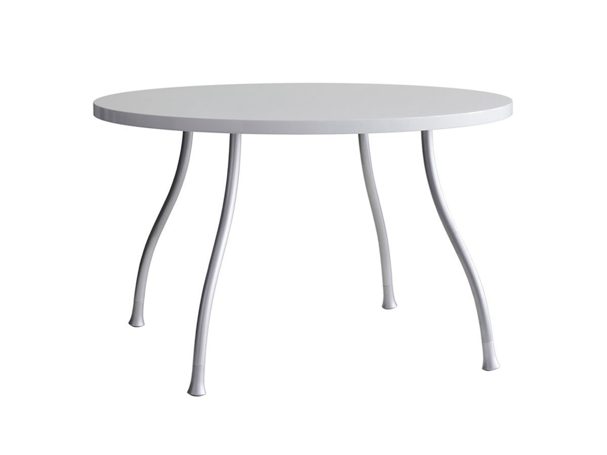 【リーン ロゼ/ligne roset / GOODS】のROSETPascal Mourgue steel leg / ロゼパスカル ムールグ ダイニングテーブル スチールレッグ インテリア・キッズ・メンズ・レディースファッション・服の通販 founy(ファニー) 　シンプル　Simple, Minimal　テーブル　Table, Dining Table　フランス　France, French　ラウンド　Round, Round Neck　ホーム・キャンプ・アウトドア・お取り寄せ　Home Living / Home & Lifestyle / Camping Gear / Outdoor Camping　家具・インテリア　Home Furniture & Interior. Stylish & Functional Living Spaces　テーブル　Dining, Coffee & Side Tables　ダイニングテーブル・食卓テーブル　Dining Tables　ホーム・キャンプ・アウトドア・お取り寄せ　Home Living / Home & Lifestyle / Camping Gear / Outdoor Camping　家具・インテリア　Home Furniture & Interior. Stylish & Functional Living Spaces　テーブル　Dining, Coffee & Side Tables　カフェテーブル・丸型テーブル　Cafe & Bistro Tables　天板:ホワイト(ツヤあり)、脚部:シルバー|ID: prp329100004877040 ipo3291000000036378782