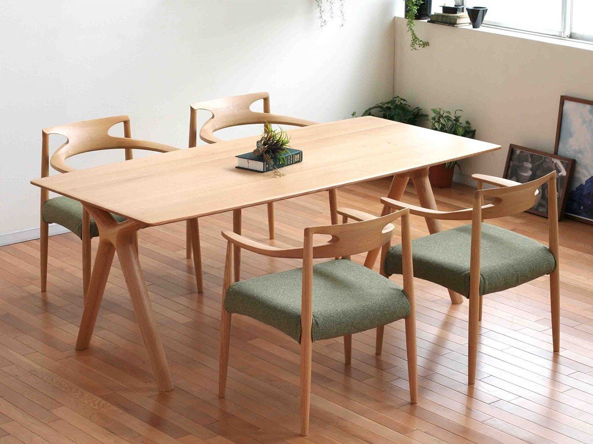 【フライミー ジャパン スタイル/FLYMEe Japan-Style / GOODS】のDINING TABLE / ダイニングテーブル #111554 インテリア・キッズ・メンズ・レディースファッション・服の通販 founy(ファニー) 　スタイリッシュ　Stylish, Fashionable　テーブル　Table, Dining Table　ラウンド　Round, Round Neck　ホーム・キャンプ・アウトドア・お取り寄せ　Home Living / Home & Lifestyle / Camping Gear / Outdoor Camping　家具・インテリア　Home Furniture & Interior. Stylish & Functional Living Spaces　テーブル　Dining, Coffee & Side Tables　ダイニングテーブル・食卓テーブル　Dining Tables　サイズ:幅180cm、ウッド:レッドオーク|ID: prp329100004877046 ipo3291000000036378807