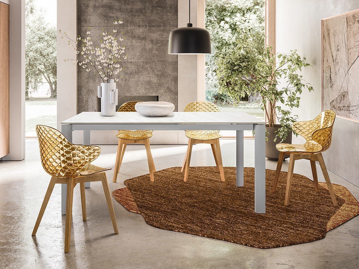 【カリガリス/Calligaris / GOODS】のSTREAM / ストリーム CS/4139-R 130 インテリア・キッズ・メンズ・レディースファッション・服の通販 founy(ファニー) 　テーブル　Table, Dining Table　ホーム・キャンプ・アウトドア・お取り寄せ　Home Living / Home & Lifestyle / Camping Gear / Outdoor Camping　家具・インテリア　Home Furniture & Interior. Stylish & Functional Living Spaces　テーブル　Dining, Coffee & Side Tables　ダイニングテーブル・食卓テーブル　Dining Tables　脚部カラー「P94 マットオプティックホワイト」参考イメージ|ID: prp329100004878189 ipo3291000000036391008