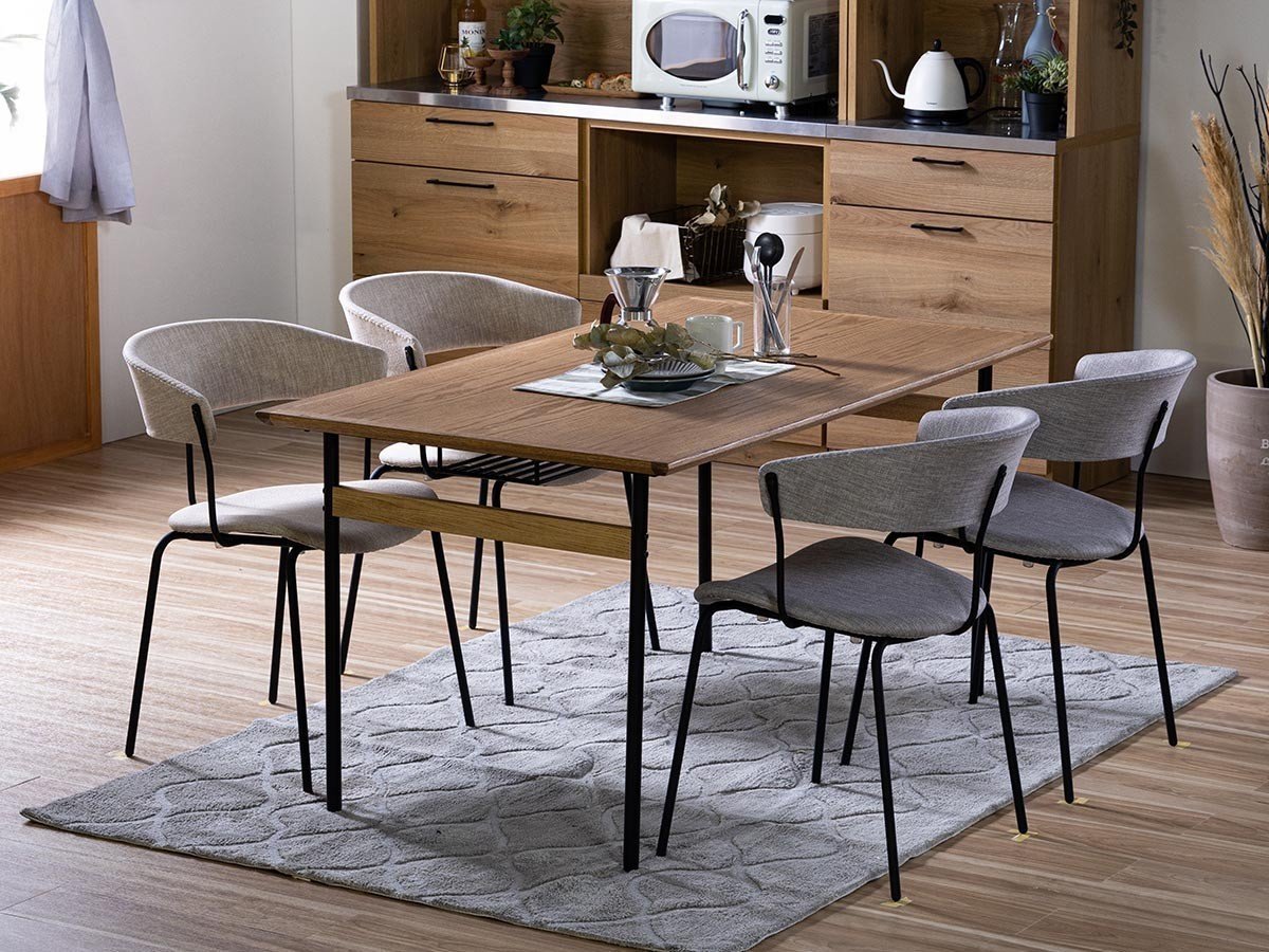 【ノラ/nora / GOODS】のIRORO DINING TABLE / イロロ ダイニングテーブル 幅160cm レッドオーク天板 H脚 インテリア・キッズ・メンズ・レディースファッション・服の通販 founy(ファニー) 　ウッド　Wooden Design　スリム　Slim, Slim Fit　雑誌　Magazine, Fashion Magazine　テーブル　Table, Dining Table　バランス　Balance, Style Balance　モダン　Modern, Contemporary　ホーム・キャンプ・アウトドア・お取り寄せ　Home Living / Home & Lifestyle / Camping Gear / Outdoor Camping　家具・インテリア　Home Furniture & Interior. Stylish & Functional Living Spaces　テーブル　Dining, Coffee & Side Tables　ダイニングテーブル・食卓テーブル　Dining Tables　参考イメージ|ID: prp329100004879296 ipo3291000000036408673