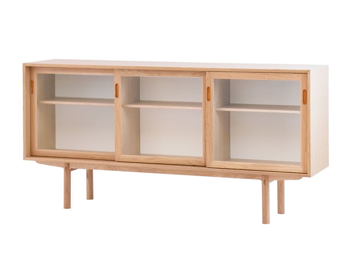 【ベンカ/BENCA / GOODS】のCLEMATIS Side board 1800 / クレマチス サイドボード 1800 ガラス戸タイプ インテリア・キッズ・メンズ・レディースファッション・服の通販 founy(ファニー) 　ガラス　Glass, Glassware　コレクション　Collection, Seasonal Line　シンプル　Simple, Minimal　フラワー　Flower, Floral　ワンポイント　One Point, Statement Accent　ホーム・キャンプ・アウトドア・お取り寄せ　Home Living / Home & Lifestyle / Camping Gear / Outdoor Camping　家具・インテリア　Home Furniture & Interior. Stylish & Functional Living Spaces　収納家具・キャビネット　Storage Furniture　サイドボード・リビング収納　Cabinet / Storage Cabinet　本体 / 引き手 ウッド:オーク / ケヤキ|ID: prp329100004880123 ipo3291000000036419135