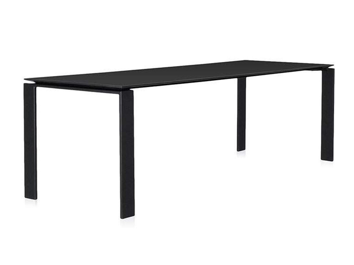 【カルテル/Kartell / GOODS】のFOUR / フォー 223 インテリア・キッズ・メンズ・レディースファッション・服の通販 founy(ファニー) 　エレガント 上品　Elegant　テーブル　Table, Dining Table　ホーム・キャンプ・アウトドア・お取り寄せ　Home Living / Home & Lifestyle / Camping Gear / Outdoor Camping　家具・インテリア　Home Furniture & Interior. Stylish & Functional Living Spaces　テーブル　Dining, Coffee & Side Tables　ダイニングテーブル・食卓テーブル　Dining Tables　天板ブラック、脚部ブラック|ID: prp329100004880177 ipo3291000000036420396