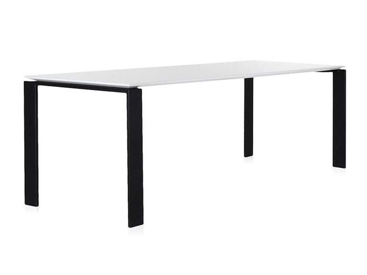 【カルテル/Kartell / GOODS】のFOUR / フォー 223 インテリア・キッズ・メンズ・レディースファッション・服の通販 founy(ファニー) 　エレガント 上品　Elegant　テーブル　Table, Dining Table　ホーム・キャンプ・アウトドア・お取り寄せ　Home Living / Home & Lifestyle / Camping Gear / Outdoor Camping　家具・インテリア　Home Furniture & Interior. Stylish & Functional Living Spaces　テーブル　Dining, Coffee & Side Tables　ダイニングテーブル・食卓テーブル　Dining Tables　天板ホワイト、脚部ブラック|ID: prp329100004880177 ipo3291000000036420398