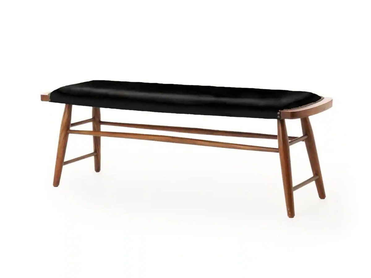 【アクメファニチャー /ACME Furniture / GOODS】のOAKS BENCH / オークス ベンチ インテリア・キッズ・メンズ・レディースファッション・服の通販 founy(ファニー) 　キャンバス　Canvas, Canvas Fabric　テーブル　Table, Dining Table　ファブリック　Fabric, Textile　モチーフ　Motif, Design Theme　ヴィンテージ　Vintage Style　ホーム・キャンプ・アウトドア・お取り寄せ　Home Living / Home & Lifestyle / Camping Gear / Outdoor Camping　家具・インテリア　Home Furniture & Interior. Stylish & Functional Living Spaces　チェア・椅子　Seating & Chairs　ダイニングベンチ・玄関ベンチ　Bench & Dining Benches　張地:ブラック(ビニールレザー)|ID: prp329100004880195 ipo3291000000036420740