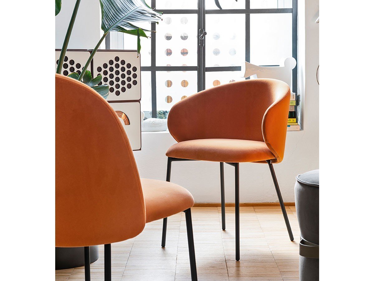 【コヌビア/connubia / GOODS】のTUKA / トゥカ CB/2127 360(マット) インテリア・キッズ・メンズ・レディースファッション・服の通販 founy(ファニー) 　送料無料　Free Shipping　エレガント 上品　Elegant　スリム　Slim, Slim Fit　ホーム・キャンプ・アウトドア・お取り寄せ　Home Living / Home & Lifestyle / Camping Gear / Outdoor Camping　家具・インテリア　Home Furniture & Interior. Stylish & Functional Living Spaces　チェア・椅子　Seating & Chairs　ダイニングチェア・木製チェア　Dining Chairs　ホーム・キャンプ・アウトドア・お取り寄せ　Home Living / Home & Lifestyle / Camping Gear / Outdoor Camping　家具・インテリア　Home Furniture & Interior. Stylish & Functional Living Spaces　チェア・椅子　Seating & Chairs　オフィスチェア・在宅ワーク用チェア　Office & Desk Chairs　シートカラー「SLM サフランイエロー」参考イメージ|ID: prp329100004880201 ipo3291000000036420875