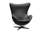 【フリッツ ハンセン/FRITZ HANSEN / GOODS】のEGG / エッグチェア ラウンジチェア 3316 張地:エッセンシャルレザー ブラック(カテゴリー3)、脚部:ブラック|ID: prp329100004880214 ipo3291000000036421475
