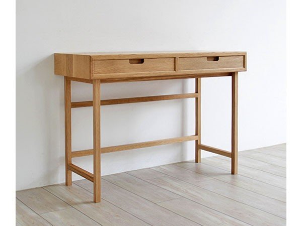 【松井木工/MATSUI MOKKO / GOODS】のsalvia CONSOLE DESK + SIDE CHEST / サルビア コンソールデスク + サイドチェスト インテリア・キッズ・メンズ・レディースファッション・服の通販 founy(ファニー) 　ヴィンテージ　Vintage Style　コンパクト　Compact, Small Size　スリム　Slim, Slim Fit　チェリー　Cherry, Cherry Pattern　デスク　Desk, Work Desk　バランス　Balance, Style Balance　フォルム　Silhouette, Form　フレーム　Frame, Outline　モダン　Modern, Contemporary　ホーム・キャンプ・アウトドア・お取り寄せ　Home Living / Home & Lifestyle / Camping Gear / Outdoor Camping　家具・インテリア　Home Furniture & Interior. Stylish & Functional Living Spaces　その他 インテリア雑貨、家具　Home Decor & Furniture Extras　ウッド:ホワイトオーク、セット内容:デスク単品|ID: prp329100004880239 ipo3291000000036422070