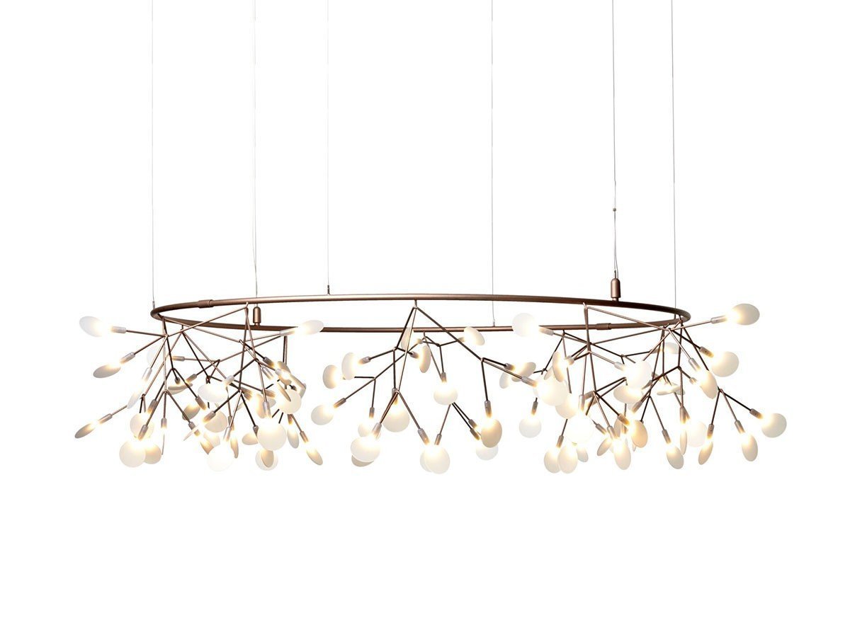 【モーイ/moooi / GOODS】のHeracleum III Small Big O / ヘラクレウム 3 スモール ビッグ オー インテリア・キッズ・メンズ・レディースファッション・服の通販 founy(ファニー) 　送料無料　Free Shipping　ビッグ　Big, Oversized　フレーム　Frame, Outline　モチーフ　Motif, Design Theme　ワイヤー　Wire, Wired Bra　ホーム・キャンプ・アウトドア・お取り寄せ　Home Living / Home & Lifestyle / Camping Gear / Outdoor Camping　家具・インテリア　Home Furniture & Interior. Stylish & Functional Living Spaces　ライト・照明　Lamps & Lighting Fixtures　ペンダントライト・吊り下げ照明　Pendant Light / Hanging Light Fixture　カッパー|ID: prp329100004880277 ipo3291000000036422743