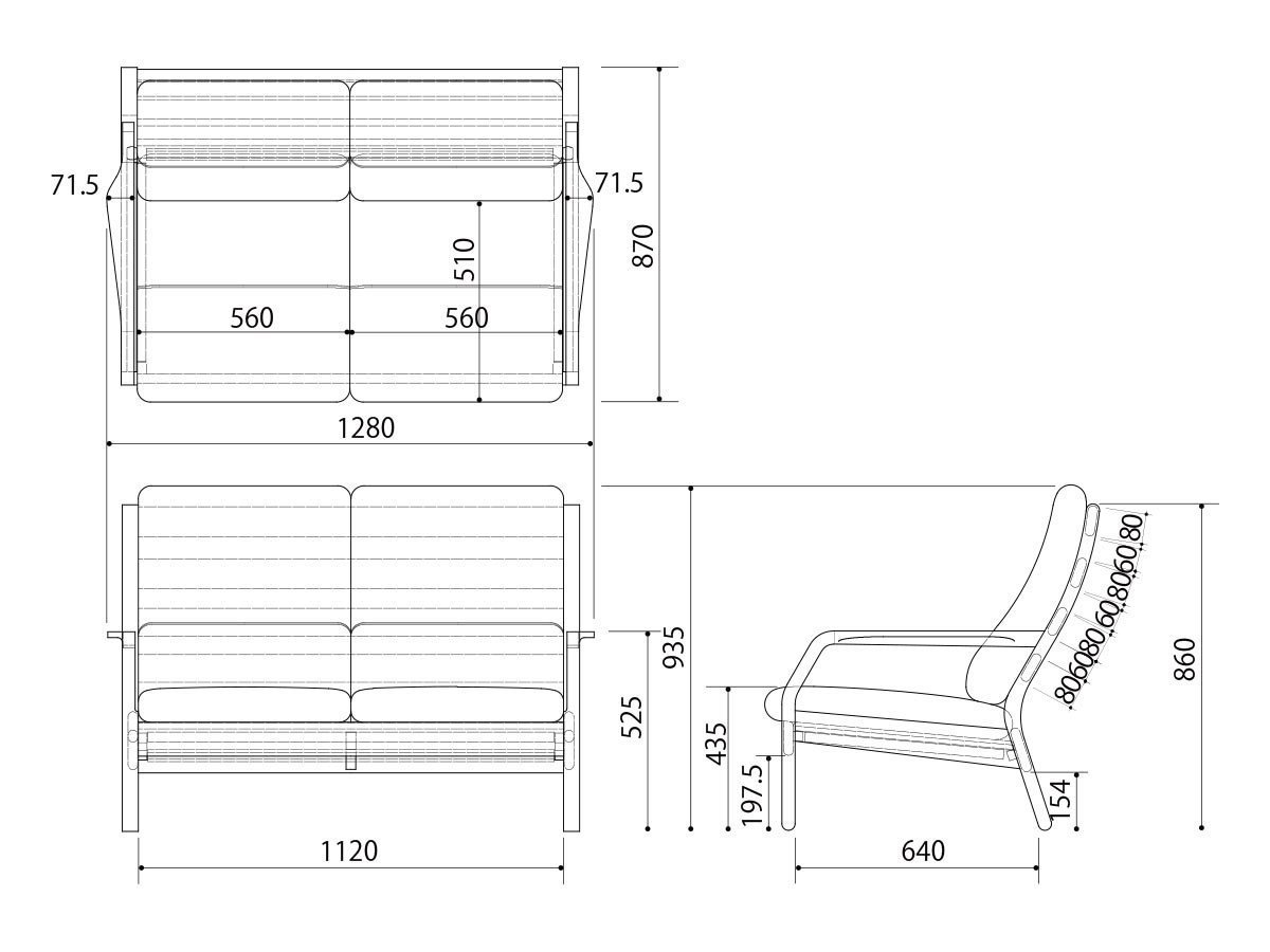 【ワイホープ/Y HOPE / GOODS】のSofa / ソファ インテリア・キッズ・メンズ・レディースファッション・服の通販 founy(ファニー) 　コンパクト　Compact, Small Size　リラックス　Relax, Relaxed Fit　ルーズ　Loose, Oversized　ホーム・キャンプ・アウトドア・お取り寄せ　Home Living / Home & Lifestyle / Camping Gear / Outdoor Camping　家具・インテリア　Home Furniture & Interior. Stylish & Functional Living Spaces　ソファー　Couches & Sofas　寸法図「幅128cm」|ID: prp329100004880288 ipo3291000000036423055