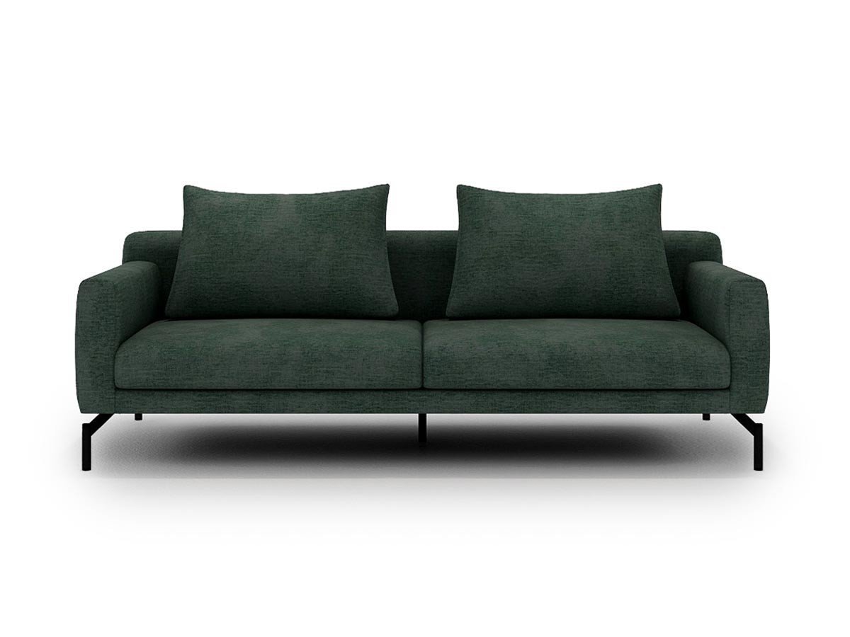 【フランネルソファ/FLANNEL SOFA / GOODS】のLENIS 3P SOFA / レニス 3人掛けソファ インテリア・キッズ・メンズ・レディースファッション・服の通販 founy(ファニー) クッション Cushion, Throw Pillow シンプル Simple, Minimal スタンダード Standard, Basic パイピング Piping, Trim Design フォルム Silhouette, Form ポケット Pocket, Pocket Detail モダン Modern, Contemporary リラックス Relax, Relaxed Fit ホーム・キャンプ・アウトドア・お取り寄せ Home Living / Home & Lifestyle / Camping Gear / Outdoor Camping 家具・インテリア Home Furniture & Interior. Stylish & Functional Living Spaces ソファー Couches & Sofas 張地:HUシリーズ ダークグリーン(グループ4)、脚部ブラック焼付塗装|ID: prp329100004880351 ipo3291000000036424301