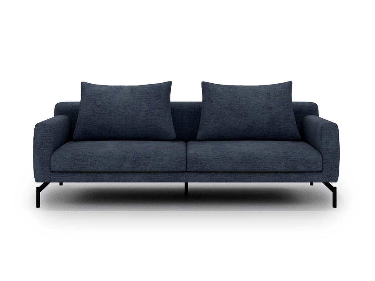 【フランネルソファ/FLANNEL SOFA / GOODS】のLENIS 3P SOFA / レニス 3人掛けソファ インテリア・キッズ・メンズ・レディースファッション・服の通販 founy(ファニー) クッション Cushion, Throw Pillow シンプル Simple, Minimal スタンダード Standard, Basic パイピング Piping, Trim Design フォルム Silhouette, Form ポケット Pocket, Pocket Detail モダン Modern, Contemporary リラックス Relax, Relaxed Fit ホーム・キャンプ・アウトドア・お取り寄せ Home Living / Home & Lifestyle / Camping Gear / Outdoor Camping 家具・インテリア Home Furniture & Interior. Stylish & Functional Living Spaces ソファー Couches & Sofas 張地:HUシリーズ ネイビー(グループ4)、脚部ブラック焼付塗装|ID: prp329100004880351 ipo3291000000036424303