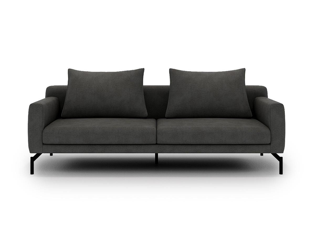 【フランネルソファ/FLANNEL SOFA / GOODS】のLENIS 3P SOFA / レニス 3人掛けソファ インテリア・キッズ・メンズ・レディースファッション・服の通販 founy(ファニー) クッション Cushion, Throw Pillow シンプル Simple, Minimal スタンダード Standard, Basic パイピング Piping, Trim Design フォルム Silhouette, Form ポケット Pocket, Pocket Detail モダン Modern, Contemporary リラックス Relax, Relaxed Fit ホーム・キャンプ・アウトドア・お取り寄せ Home Living / Home & Lifestyle / Camping Gear / Outdoor Camping 家具・インテリア Home Furniture & Interior. Stylish & Functional Living Spaces ソファー Couches & Sofas 張地:HUシリーズ チャコールグレー(グループ4)、脚部ブラック焼付塗装|ID: prp329100004880351 ipo3291000000036424306