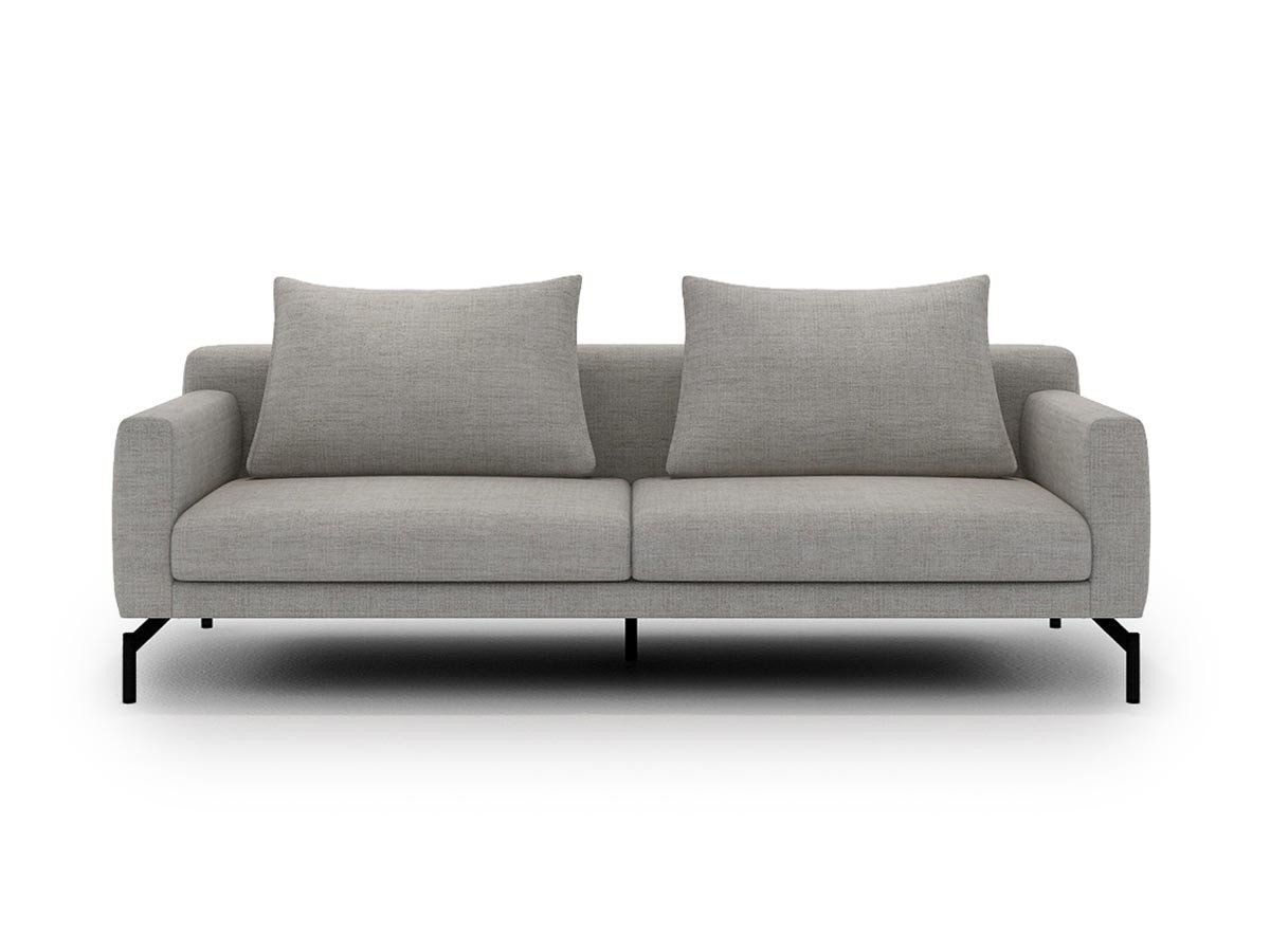 【フランネルソファ/FLANNEL SOFA / GOODS】のLENIS 3P SOFA / レニス 3人掛けソファ インテリア・キッズ・メンズ・レディースファッション・服の通販 founy(ファニー) クッション Cushion, Throw Pillow シンプル Simple, Minimal スタンダード Standard, Basic パイピング Piping, Trim Design フォルム Silhouette, Form ポケット Pocket, Pocket Detail モダン Modern, Contemporary リラックス Relax, Relaxed Fit ホーム・キャンプ・アウトドア・お取り寄せ Home Living / Home & Lifestyle / Camping Gear / Outdoor Camping 家具・インテリア Home Furniture & Interior. Stylish & Functional Living Spaces ソファー Couches & Sofas 張地:HUシリーズ グレー(グループ4)、脚部ブラック焼付塗装|ID: prp329100004880351 ipo3291000000036424349