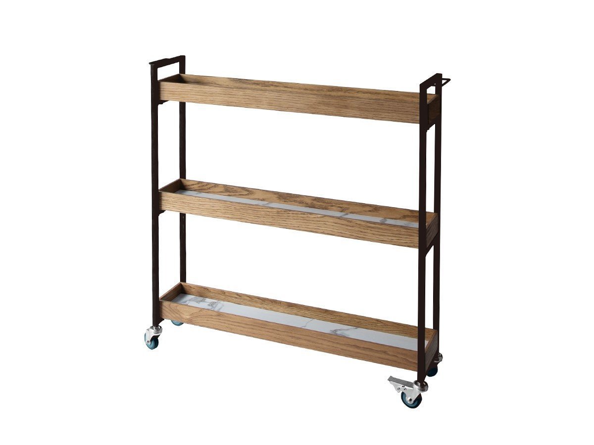 【アデペシュ/a.depeche / GOODS】のPOL moving wagon half large / ポル ムービングワゴン ハーフラージ インテリア・キッズ・メンズ・レディースファッション・服の通販 founy(ファニー) 　スリム　Slim, Slim Fit　デスク　Desk, Work Desk　フレーム　Frame, Outline　モダン　Modern, Contemporary　送料無料　Free Shipping　おすすめ　Recommended / Our Picks　ホーム・キャンプ・アウトドア・お取り寄せ　Home Living / Home & Lifestyle / Camping Gear / Outdoor Camping　家具・インテリア　Home Furniture & Interior. Stylish & Functional Living Spaces　デスク・机　Study & Work Desks　デスクワゴン・サイドワゴン　Mobile Pedestal /Office Cart　ホーム・キャンプ・アウトドア・お取り寄せ　Home Living / Home & Lifestyle / Camping Gear / Outdoor Camping　家具・インテリア　Home Furniture & Interior. Stylish & Functional Living Spaces　収納家具・キャビネット　Storage Furniture　チェストワゴン・移動式収納　Mobile Wagon　棚板マーブル、フレームマットブラック|ID: prp329100004880412 ipo3291000000036425250