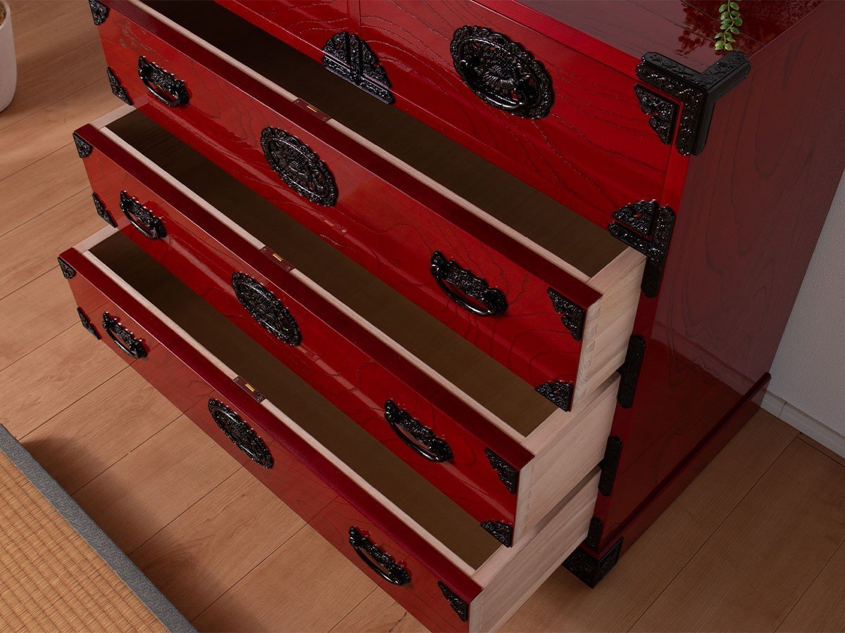 【吉野民藝/yoshino mingei / GOODS】の吉野輝 30 整理タンス / 吉野輝 30 整理タンス 銀古美金具 黒色 インテリア・キッズ・メンズ・レディースファッション・服の通販 founy(ファニー) 　A/W・秋冬　Autumn/Winter　S/S・春夏　SS, Spring/Summer, Warm Season　夏　Summer　ホーム・キャンプ・アウトドア・お取り寄せ　Home Living / Home & Lifestyle / Camping Gear / Outdoor Camping　家具・インテリア　Home Furniture & Interior. Stylish & Functional Living Spaces　収納家具・キャビネット　Storage Furniture　チェスト・収納引き出し　Drawers / Storage Chest　参考イメージ|ID: prp329100004880440 ipo3291000000036425543